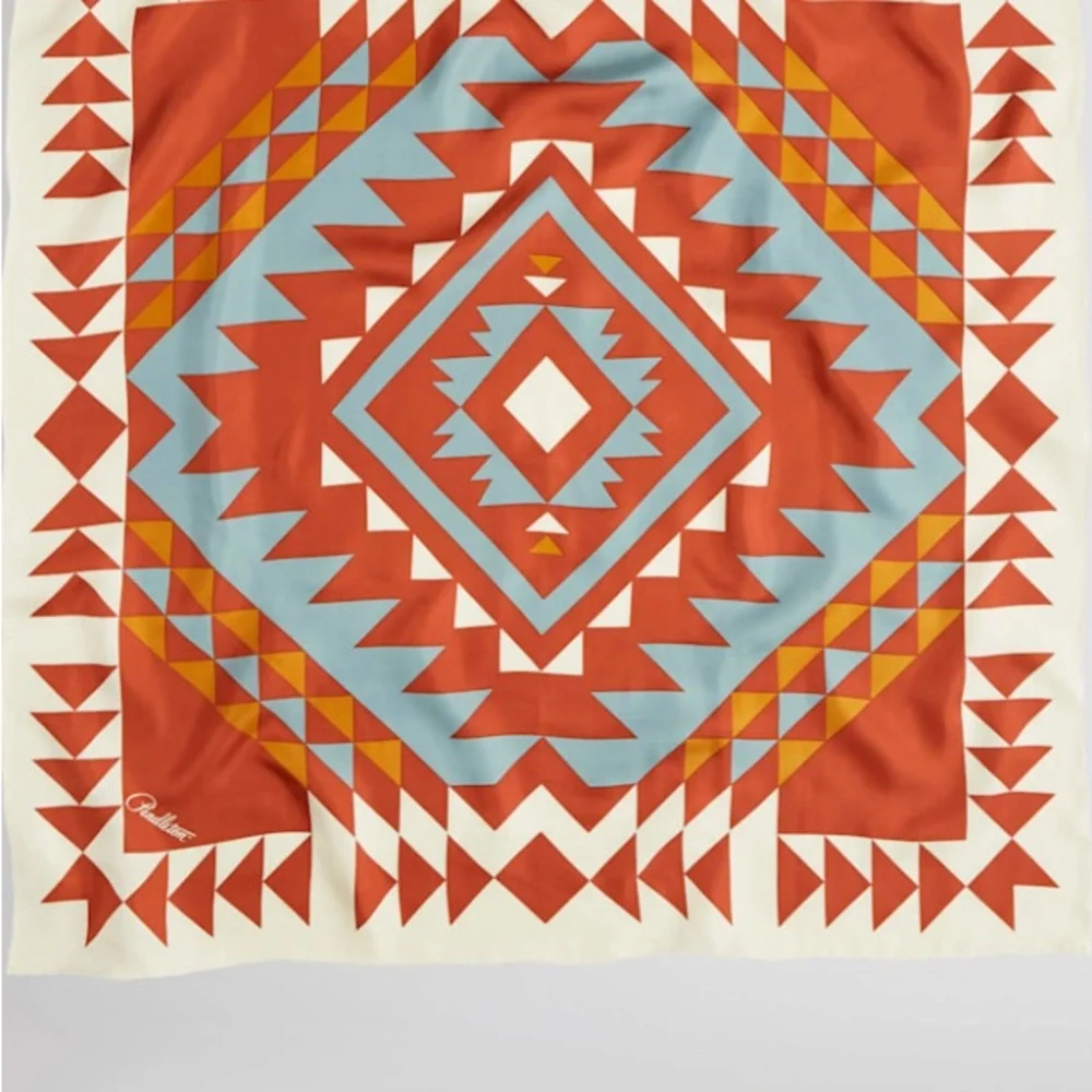 The bold graphics of our Pilot Rock pattern make this oversized square s… - Picture 2 of 2